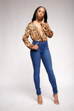 Gabriella Leopard Print Bodysuit